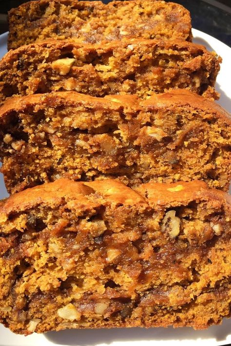 Pumpkin Apple Bread, Bread In A Can, Molasses Bread, Bread Pumpkin, Apple Bread Recipe, Cinnamon Filling, Cinnamon Nuts, Bread Maker Recipes, Stick Butter