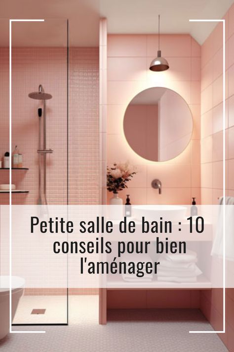 Transformez votre petite salle de bain en un espace fonctionnel et élégant avec ces 10 astuces essentielles. Découvrez comment maximiser chaque centimètre carré pour un aménagement pratique et stylé. Profitez d'une salle de bain optimisée pour votre confort au quotidien. Countryside House, Apartment Decor, New Home, Sweet Home, Dream House, New Homes, Apartment, Shower, Home Decor