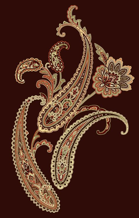 Kalamkari Designs, Ethnic Pattern Design, Paper Bag Crafts, Design Pattern Art, Ajrakh Prints, Paisley Art, Textile Prints Design, Hand Painted Sarees, Baroque Design