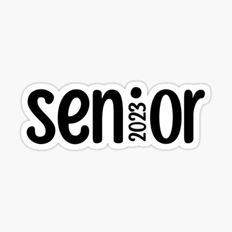 2023 Sticker, Senior 2023, Class Of 2023, The Class, Vimeo Logo, Simple Design, Top Artists, Amazon Logo, Sticker Design