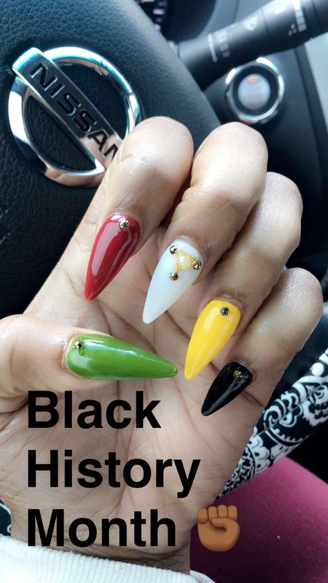 Black Pride Nails Designs Black, Pride Nails Designs, Bandana Nails, Paint Room, Nails With Black, Acrylics Nails, Poppin Nails, Pride Nails, Lovely Nails