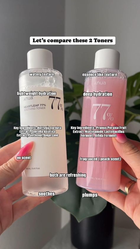 Let’s compare these 2 Toners from @anua.skincare_usa Heartleaf Toner, Korean Toner, Beginner Skin Care Routine, Korean Skin Care Secrets, Skin Care Pictures, Hydrating Essence, Korean Skincare Routine, Beauty Advice, Korean Skincare