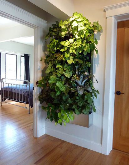 Living Wall Indoor, Vertical Garden Systems, Indoor Plant Wall, Wall Planters Indoor, Vertical Garden Indoor, Vertical Garden Design, Vertical Vegetable Garden, Vertical Garden Wall, Vertical Herb Garden