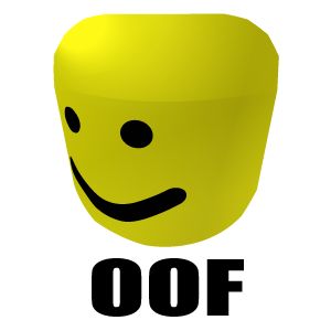 Roblox Noob Head Oof Sticker Roblox Noob, Yellow