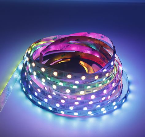 Club Lighting DMX 512 control addressable pixel 5050 RGB LED Strip Madrix Lighting Flexible Led Light, Led Matrix, Rgb Led Strip Lights, Strip Led, Led Tape, Leather Repair, Led Stripes, Led Strip Light, Decorative Tape