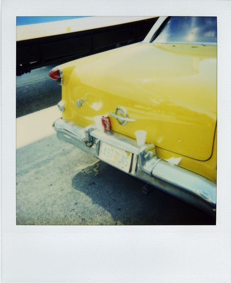 https://flic.kr/p/4yJJxU | oldcar | Rear End of Car near South Beach, 2004 (taken with expired Polaroid film) Car Polaroid, School Car, Rear End, Old School Cars, South Beach, Old School, Polaroid Film, Cars, Film