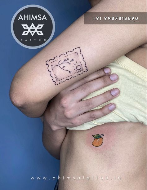 Small Mango Tattoo, Mango Tattoo Minimalist, Mango Tattoo, Mango Flower, Tattoos Inspo, Original Tattoos, Mango Tree, Minimal Tattoo, Tiny Tattoos