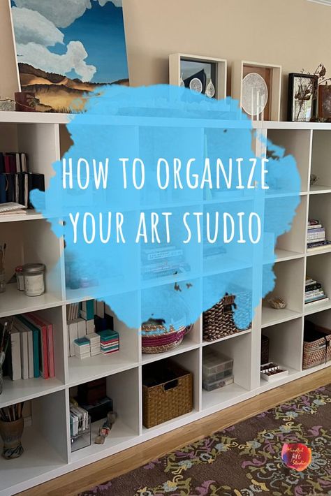 Organize your art studio, art studio ideas, art studio organization, home art studio, home art studio inspiration, art studio small spaces Living With Roommates, Studio Room Ideas, Art Studio Storage, Small Art Studio, Art Shed, Mindful Art, Art Studio Space, Art Studio Organization, Art Studio Room