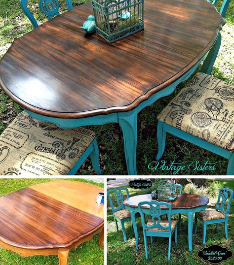 Sanibel Cove Dining Set Kitchen Table Makeover, Furniture Update, Furniture Rehab, Table Makeover, Refurbished Furniture, Furniture Restoration, Furniture Makeover Diy, Paint Furniture, Flipping Furniture