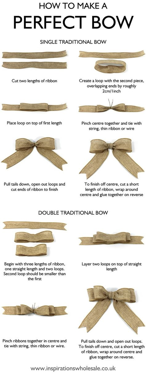 How to tie a ribbon bow Hadiah Diy, Make A Bow, Perfect Bow, Bows Diy Ribbon, Diy Bows, Seni Dan Kraf, Kraf Diy, Diy Ribbon, Wrapping Ideas