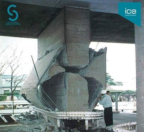 Reinforcing failed for lack in confinment Engineering Disasters, Construction Fails, Civil Engineering Construction, Civil Engineering Design, Concrete Column, Architectural Engineering, Concrete Structure, Reinforced Concrete, Structural Engineering