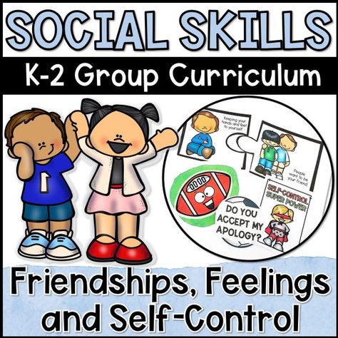 Healthy Friendships Small Group Counseling Curriculum - Shop The Responsive Counselor Social Skills Group Activities, Behavior Specialist, Behavior Management System, Friendship Skills, Counseling Tools, Positive Relationship, Lesson Activities, School Counseling Lessons, Social Skills Groups