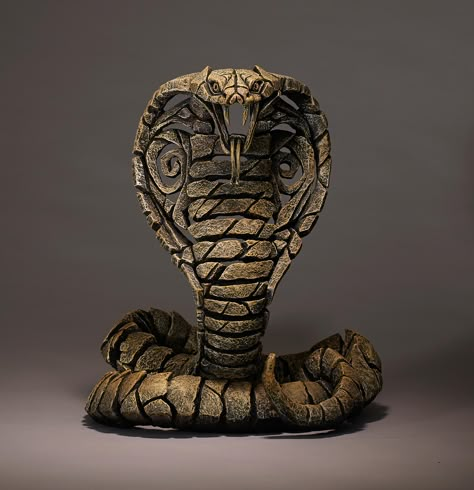 Cobra Wallpaper, Creepy Monster, Cobra Snake, Egyptian Tattoo, Snake Art, King Cobra, Marble Stones, Hand Cast, Unique Artwork