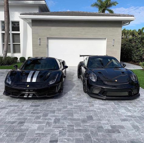 ›› 𝐋𝐞𝐠𝐞𝐧𝐝𝐬 𝐍𝐞𝐯𝐞𝐫 𝐃𝐢𝐞 ‹‹ on Instagram: “Which one would you pick? 🤔 1.) Ferrari 488 Pista 2.) Porsche GT3 RS © Photo: @t_schleicher” Plus Size Pinafore, Ferrari Suv, Black Porsche, Lux Cars, Porsche Gt3, Diesel Cars, Ferrari 488, Gt3 Rs, Porsche Panamera