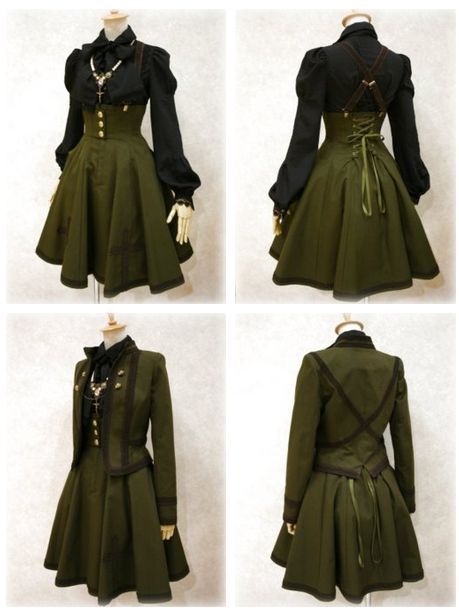 #fashion Green Battle Outfit, Midevel Clothing, Battle Skirt, Battle Outfits, Gaun Abad Pertengahan, Battle Dress, Fest Outfits, Old Fashion Dresses, Fantasy Dress