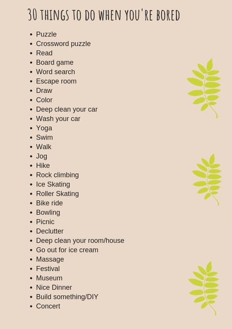 Feel like taking a break from the television or social media? Here are a few ideas of what you can do instead when you're feeling bored! #bored #free #cheap #ideas #30 Ide Jurnal Harian, Ide Jurnal, Bored Ideas, Clean Your Room, Cheap Ideas, Healthy Morning Routine, Adrenal Fatigue, Taking A Break, What You Can Do