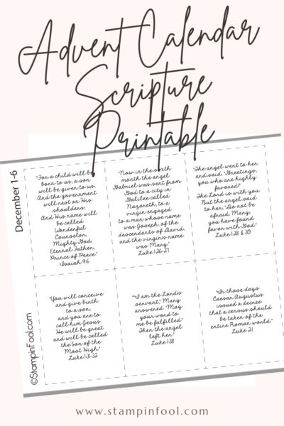 Free Printable Advent Scripture Calendar to walk you through each day of December with a reading from the Bible - Christmas Activities for kids Scripture Calendar, Free Printable Advent Calendar, Advent Calendar Christian, Advent Scripture, Bible Christmas, Advent Prayers, Scriptures For Kids, Advent Readings, Advent Calendar Fillers