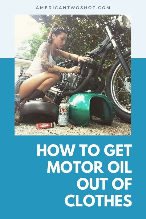 Don't let motor oil ruin your clothes! Follow our easy guide and get rid of those pesky stains for good. 🚗💦 #stainremoval #laundrytips #motoroil #clothingcare Motor Oil Stains Out Of Clothes, How To Get Motor Oil Out Of Clothes, Oil Out Of Clothes, Mechanic Clothes, Mechanic Coveralls, Homemade Detergent, Stain Remover Clothes, Grease Remover, Remove Oil Stains