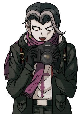 Slick Black Hair, Edgy Guy, Grey Streaks, Guys My Age, Gundham Tanaka, Spike Chunsoft, Purple Scarf, Vampire Queen, Novel Games