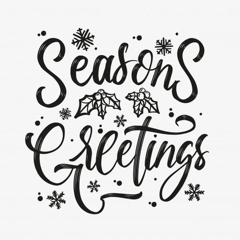 Seasons Greetings Calligraphy, Seasons Greetings Design, Season Greetings Card Design, Happy Birthday Fonts Hand Drawn Simple, Happy Holidays Card Design, Community Circle, Christmas Fonts Alphabet, Holiday Calligraphy, Happy Birthday Font