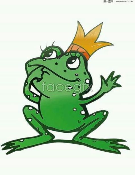 Frog queen Prince Cartoon, Frog Logo, Black Frog, Whimsical Animals, Cartoon Frog, Frog Pictures, Frog Tattoos, Frog Drawing, Small Artwork