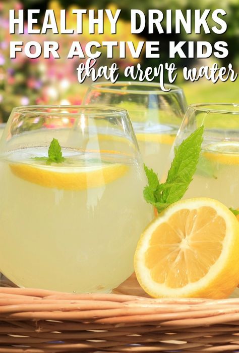 Homemade Drinks For Kids, Easy Summer Drinks For Kids, Special Drinks For Kids, Healthy Punch Recipe For Kids, Drink Recipes For Kids, Summer Kid Drinks, Drinks For Kids, Non Alcoholic Drinks With Sparkling Water, Healthy Drinks For Kids