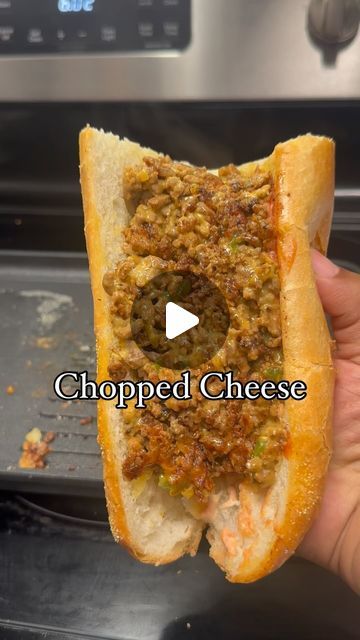 Chicken Chopped Cheese Sandwich, Ground Beef Cheese Steak, Chopped Cheese Recipe, Chopped Beef Sandwich, Chopped Cheese Sandwich New York Recipe, Chop Cheese Sandwich, Game Day Meals, Chop Cheese, Bake Mac