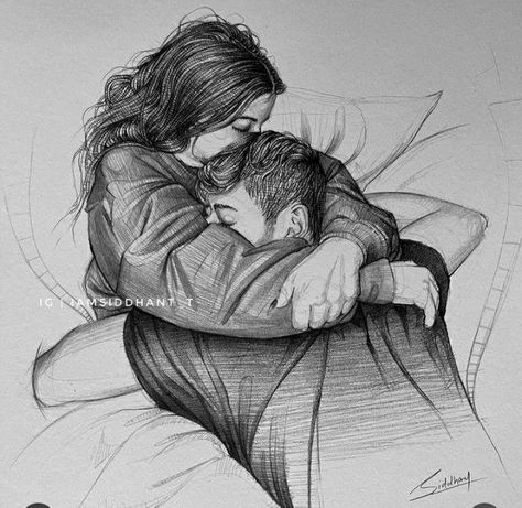 Emotional Sketch Ideas Love, Sketch For Boyfriend, Couple Sketch Ideas, Scatch Drawing, Romantic Drawings, Pencil Art Love, Cute Couple Sketches, Pencil Sketch Art, Hugging Drawing