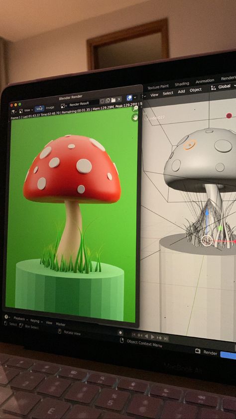 Hongo mushrooms 3D blender modeling render cycles Mushroom 3d, 3d Maya, Blender 3d, 3d Artist, Stuffed Mushrooms, Instagram Photos, Photo And Video, Instagram Photo, Quick Saves