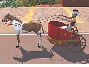 Mod The Sims - Roman Gladiator Chariot and Parking Space Rome Costume, Roman Chariot, Sims 3 Mods, Horse Cart, Horse Mane, Pet 1, Parking Space, Old Computers, Halloween 2023