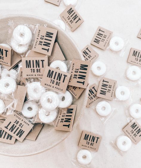 mint to be wedding favors for guest in bulk This mints come fully assembled with the tags. They are made with high quality card stock. It is perfect as addition for your wedding, engagement, anniversary or wedding shower. Event Gift Ideas, Black Champagne Wedding, Wedding Guest Gifts Party Favors, Welcome Bags Wedding, Mint To Be Wedding Favors, Wedding Mints, Fenton Michigan, Country Wedding Favors, Wedding Guest Gifts