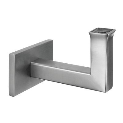 Handrail bracket, Square Line, for wall mounting, Handrail Hardware, Wall Mounted Handrail, Oak Handrail, Glass Railing System, Cable Railing Systems, Click Flooring, Stainless Steel Handrail, Rail Bracket, Wall Railing