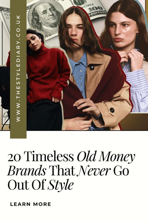 And we’re not just talking about those hefty trust funds and family estates (I wish!) we’re diving into those ultra-luxe, timeless old money brands that practically scream “I summer in the Hamptons” (even if you’re actually just brunching in Brooklyn). Whether you’re looking to build a capsule wardrobe that’ll last forever or ... Trust Fund Aesthetic, Old Money Branding, Old Money Brands, Trust Funds, Summer In The Hamptons, Money Clothing, Build A Capsule Wardrobe, Trust Fund, Money Aesthetic