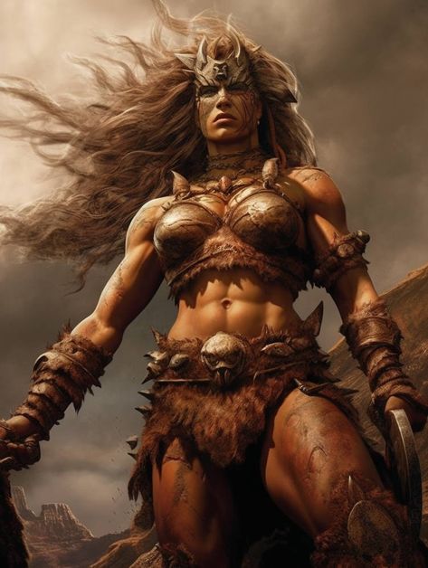 Barbarian Woman Art, Barbarian Art, Barbarian Woman, Superman Artwork, One Punch Man Manga, Fantasy Heroes, Female Character Concept, Woman Art, Fantasy Artist