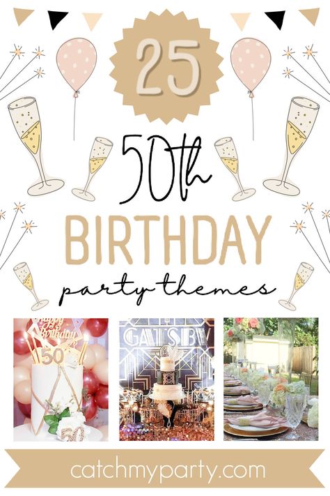 If you or a close family member is celebrating a 50th birthday, look no further for the best 50th birthday party themes of 2024. If you want to throw an on-trend party, check out what we've rounded up from real 50th birthdays from our site! 50th Birthday Christmas Theme, Glamorous 50th Birthday Party Ideas, Golden 50th Birthday Party Ideas, Fall 50th Birthday Party Ideas, 50th Birthday Theme Ideas For Women, Party Trends 2024, 50th Bday Party Ideas For Women, 50th Birthday Themes For Women, 50th Birthday Ideas For Women Themes