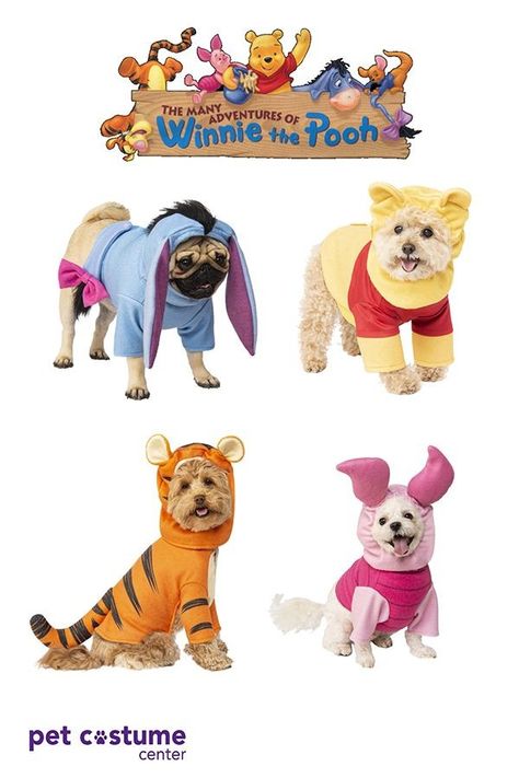 (paid link) Dog Costumes Ideas: Halloween, Holiday & Formal (Free Shipping) Winnie The Pooh Costumes, Disney Dog Costume, Cute Dog Halloween Costumes, Tigger Costume, Funny Pet Costumes, Winnie The Pooh Costume, Cute Dog Costumes, Dog Onesies, Piglet Eeyore