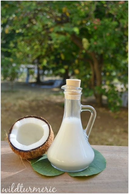 Amazing skin, hair and health benefits and uses of coconut milk: 8 skin and hair care recipes using coconut milk Benefits Of Coconut Milk, Coconut Milk Benefits, Coconut Milk For Hair, Homemade Coconut Oil, Make Coconut Milk, Broccoli Nutrition, Coconut Milk Bath, Hair Extension Care, Benefits Of Coconut