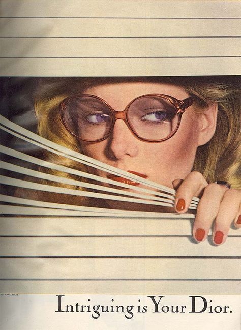 Eyewear Ad, Dior Eyewear, Patti Hansen, Lauren Hutton, Dior Vintage, Gianfranco Ferre, Dior Sunglasses, Wearing Glasses, Vintage Eyewear