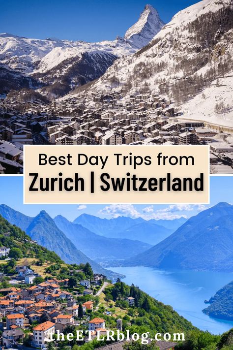 The Best Day Trips from Zurich | Zurich Travel Guide Day Trips From Zurich, Zurich Christmas, Zurich Travel, Places To Visit In Switzerland, Things To Do In Switzerland, Switzerland Travel Guide, Switzerland Itinerary, Places In Switzerland, Swiss Travel