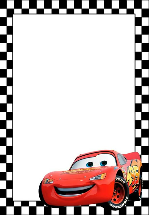 Gracias por venir a mi fuesta Mc Queen Cars, Disney Cars Theme, Cars Invitation, Disney Cars Party, Cars Birthday Invitations, Disney Cars Birthday, Cars Birthday Party Disney, Car Themed Parties, Car Birthday Theme