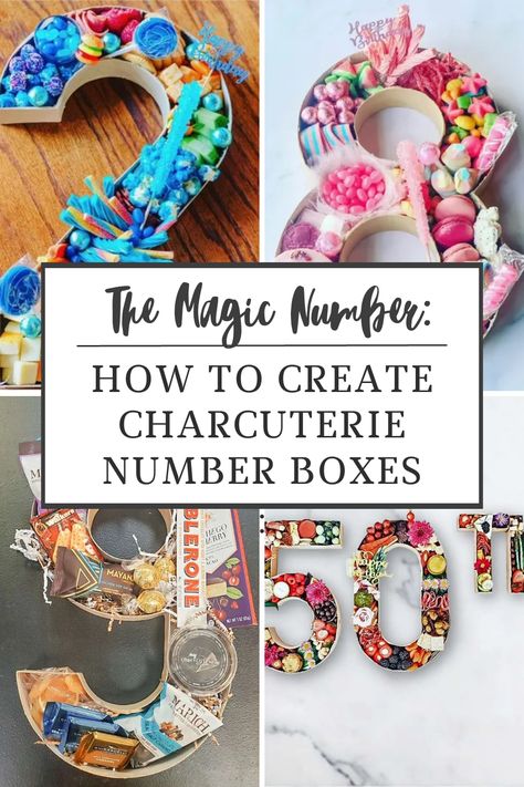 How To Make Number Charcuterie Board, Candy Number Boxes, Gamer Charcuterie Board, 30th Party Food Ideas, Letter C Charcuterie Board, Initial Fruit Display, Letter Boxes Ideas, Cardboard Numbers Charcuterie, Charcuterie Board 21 Birthday