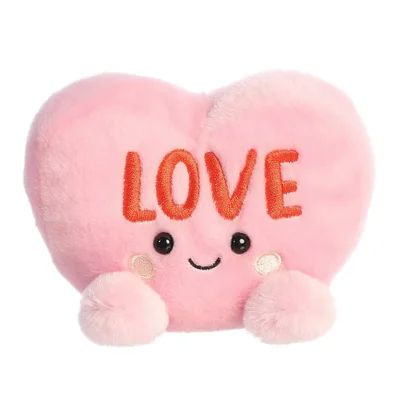 Aurora Palm Pals Candy Heart Love 5" | The Littlest Gift Boutique Palm Pals, Pink Stuffed Animals, Sweetheart Candy, Heart Plush, Candy Hearts, Rose Bonbon, Cute Stuffed Animals, Halloween Home Decor, Heart Candy