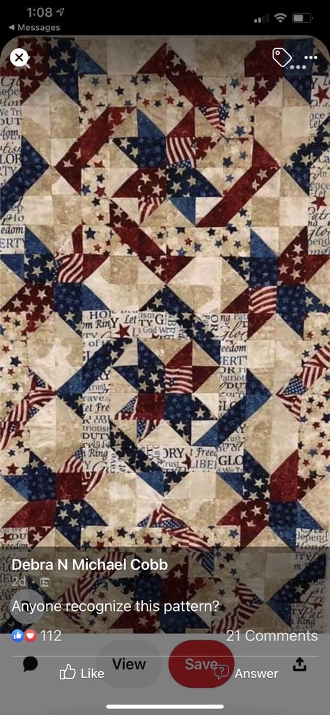 American Flag Quilt, Colchas Quilting, Patchwork Quilting Designs, Flag Quilt, Texas Star, American Quilt, Quilt Of Valor, Patriotic Quilts, Holiday Quilts