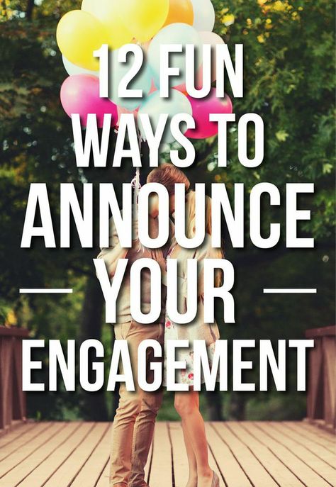 12 Fun Ways to Announce Your Engagement Fun Ways To Announce Engagement, Creative Ways To Announce Engagement, Fun Engagement Announcement Ideas, Cute Ways To Announce Engagement, I’m Engaged, Engagement Accouncement, Ways To Announce Engagement, Funny Engagement Announcement, Cute Engagement Announcements