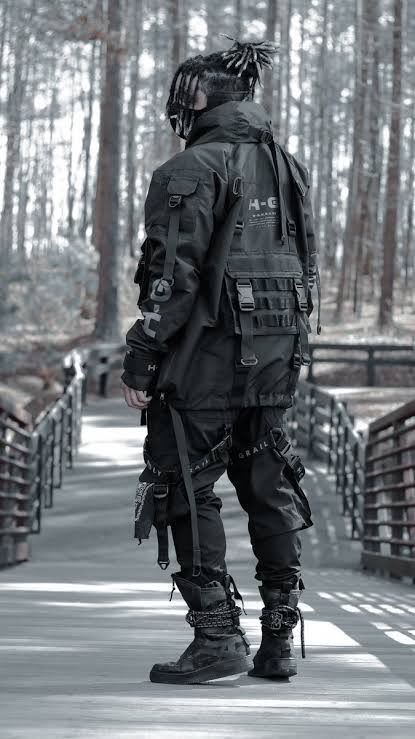 Tech Ware, Futuristic Ninja, Tech Wear Aesthetic, Cyberpunk Mode, Cyberpunk Streetwear, Techwear Men, Techwear Aesthetic, Futuristic Clothing, Techwear Jacket