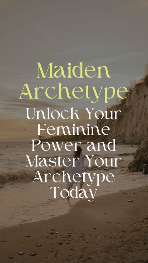 In this immersive audio experience, you will dive deep into the essence of your chosen archetype, uncovering the wisdom and power that lie within you. Dive into YOUR feminine essence through the seven feminine archetypes initially focusing on YOUR given archetype The Maiden. Register for the course today. #FeminineEnergy #WomenArchetype The Maiden Feminine Archetype, Maiden Feminine Archetype, The Maiden Archetype, Maiden Archetype, Feminine Archetypes, Feminine Essence, Feminine Power, The Wisdom, Slow Living