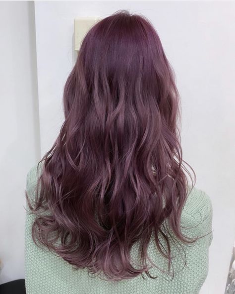 Ash Pink Violet Hair, Lavender Red Hair, Dusty Rose Hair Color Mauve, Chocolate Lavender Hair, Dark Lavender Hair, Lavender Brown Hair, Dusty Purple Hair, Dusty Rose Hair Color, Korea Hair Color