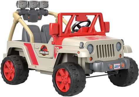 Power Wheels Jeep, Jurassic Park Jeep, Cool Dinosaurs, Riding Toys, Power Wheels, Ride On Toys, Kids Ride On, Preschool Toys, Preschool Kids