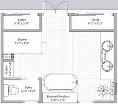 Bath Closet Combo, Master Bath Closet Combo Layout, Master Bath Closet, Shop Bathroom Ideas, Master Bath Addition, Bathroom Wetroom, Master Bath Layout, Bath Layout, Master Bath And Closet