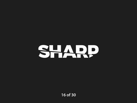 #ThirtyLogos Challenge Day 16 - Sharp by Viktor Molčányi Sharp Logo, Danielle Evans, Music Poster Ideas, Trading Quotes, Daily Challenges, Album Cover Design, Poster Ideas, Saint Charles, Show And Tell